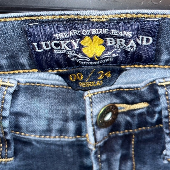 Lucky Brand Brooke Straight 00 Jeans - Picture 3 of 4
